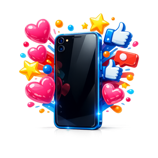 AI social media automation icon